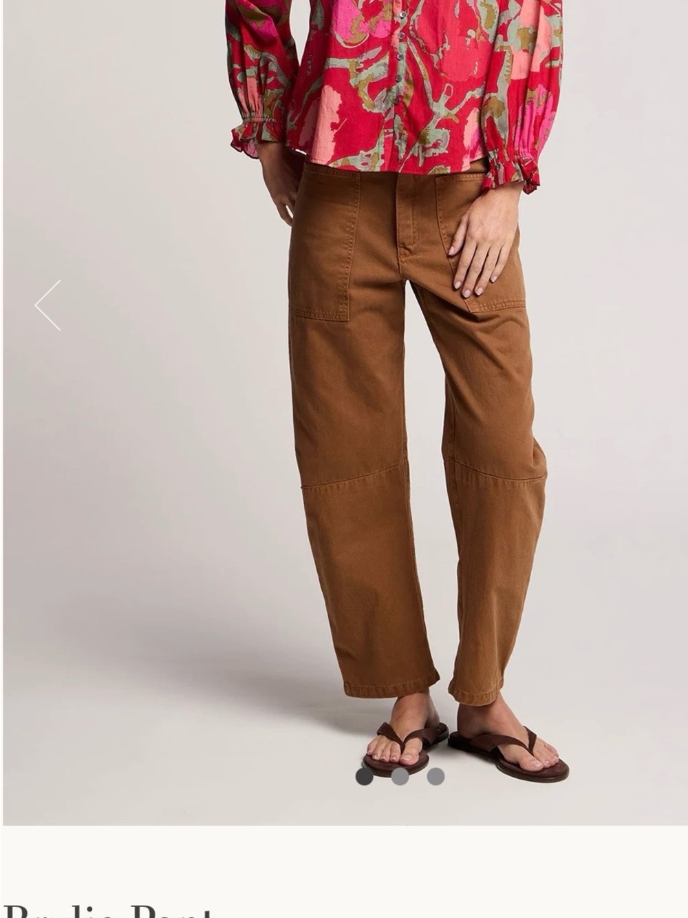 Velvet by Graham & Spencer Tan Utility Pants